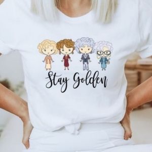 Golden Girls 100% Cotton Stay Golden Tee Size L